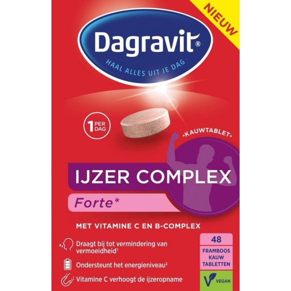 Dagravit IJzer Complex Forte Kauwtabletten