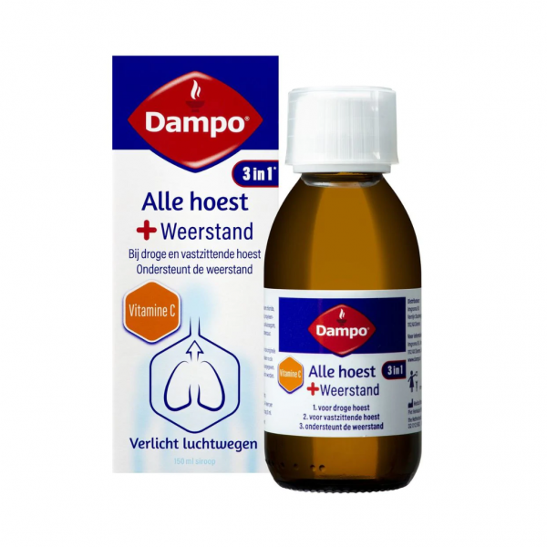 Dampo 3-in-1 Alle Hoest + Weerstand Siroop