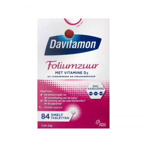 Davitamon Foliumzuur met Vitamine D3 Smelttabletten