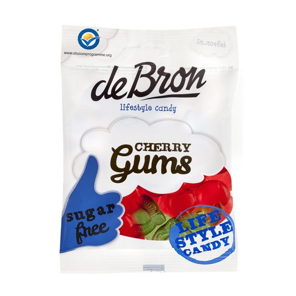 De Bron Suikervrije Cherry Gums