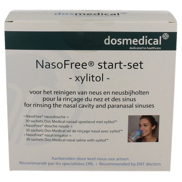 Dos Medical NasoFree Spoelzout Xylitol Startset