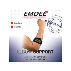 Emdee Band Tennis Golf Arm Zwart