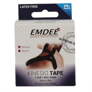 Emdee Kinesio Tape Zwart