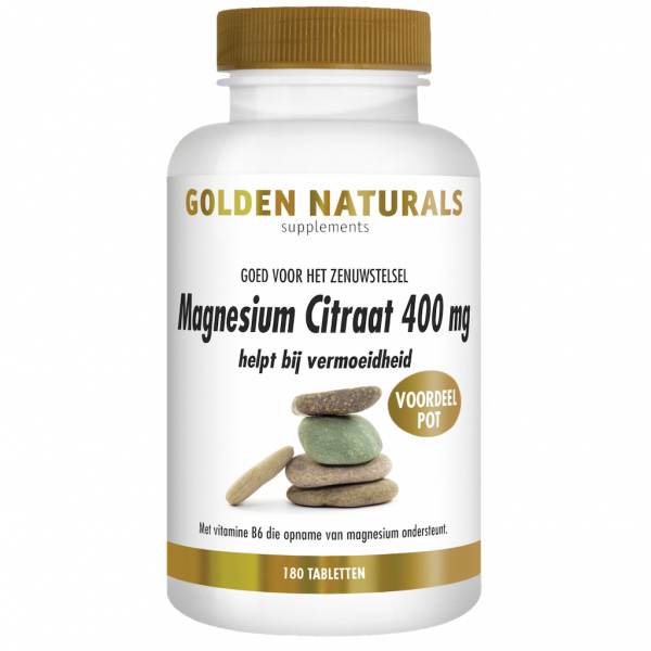 Golden Naturals Magnesium Citraat 400mg Tabletten