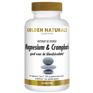 Golden Naturals Magnesium & Crampbark Tabletten