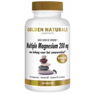 Golden Naturals Multiple Magnesium 200mg Tabletten