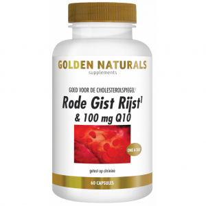 Golden Naturals Rode Gist Rijst & 100mg Q10 Capsules