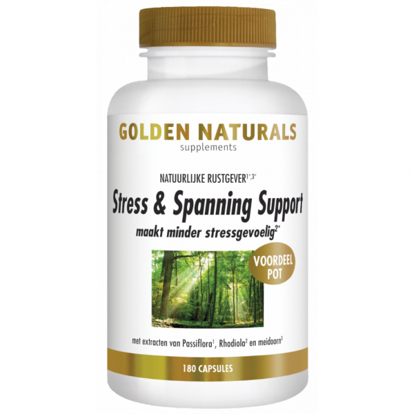 Golden Naturals Stress & Spanning Support Capsules