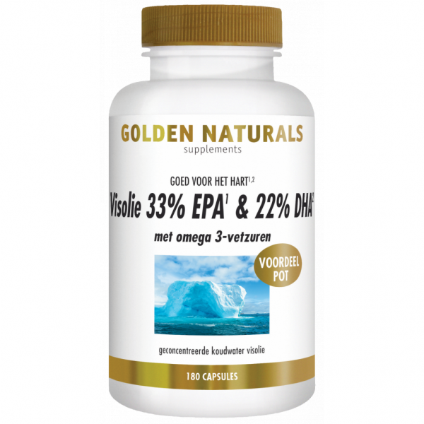 Golden Naturals Visolie 33% EPA & 22% DHA Capsules