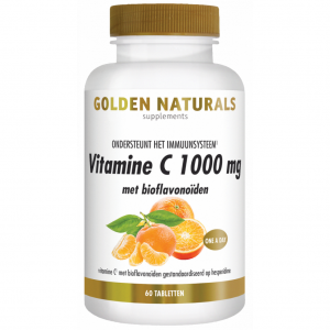 Golden Naturals Vitamine C 1000mg met bioflavonoïden Tabletten