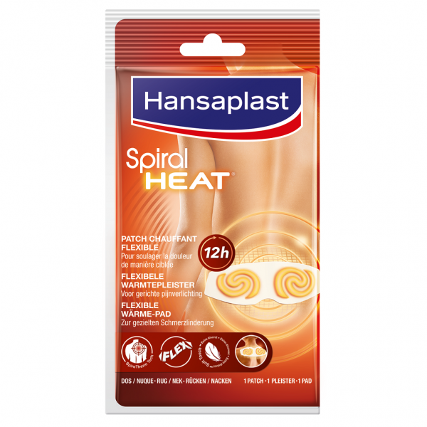 Hansaplast Spiral Heat Rug & Nek Flexibele Warmtepleisters