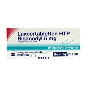 Healthypharm Bisacodyl 5mg Laxeertabletten