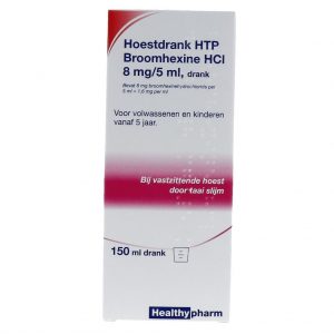 Healthypharm Hoestdrank Broomhexine HCI 8mg/5ml