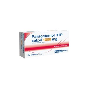 Healthypharm Paracetamol 1000mg Zetpillen 10st