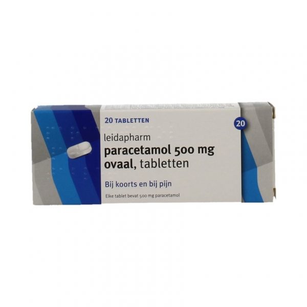 Leida Paracetamol Ovaal 500mg