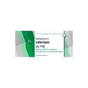 Leidapharm Valeriaan 45mg Tabletten 50st