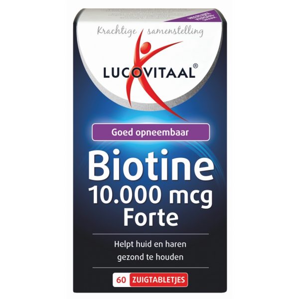 Lucovitaal Biotine 10.000 mcg Forte Zuigtabletten