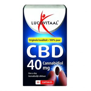 Lucovitaal CBD Cannabidiol 40mg Capsules