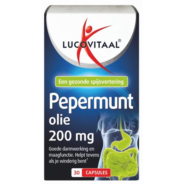 Lucovitaal Pepermuntolie 200 mg Capsules