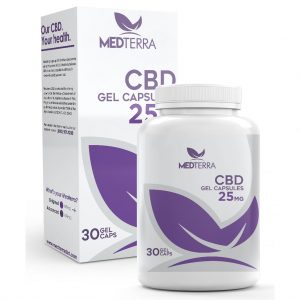 Medterra CBD 25mg Gel Capsules