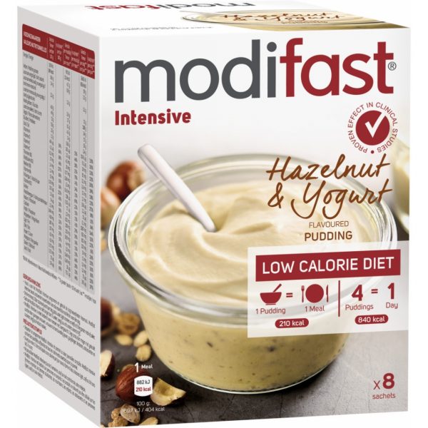 Modifast Intensive Weight Loss Pudding Hazelnut & Yogurt