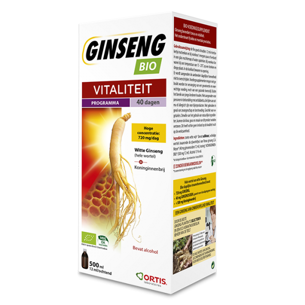 Ortis Ginseng Bio Vitaliteit