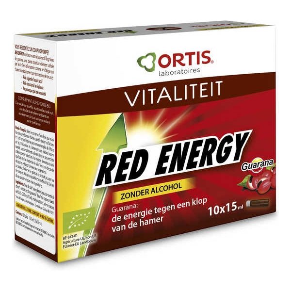 Ortis Red Energy Alcoholvrij 10x15ml