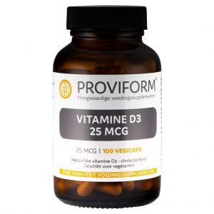 Proviform Vitamine D3 25mcg Vegicaps