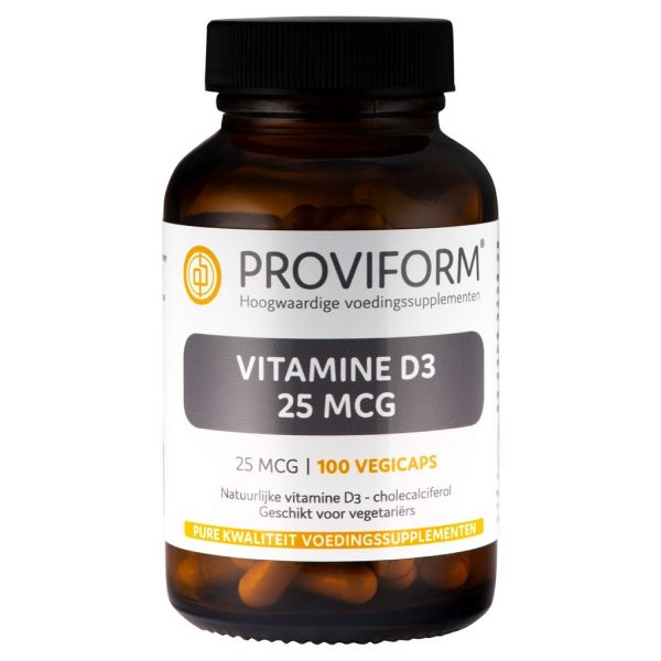 Proviform Vitamine D3 25mcg Vegicaps