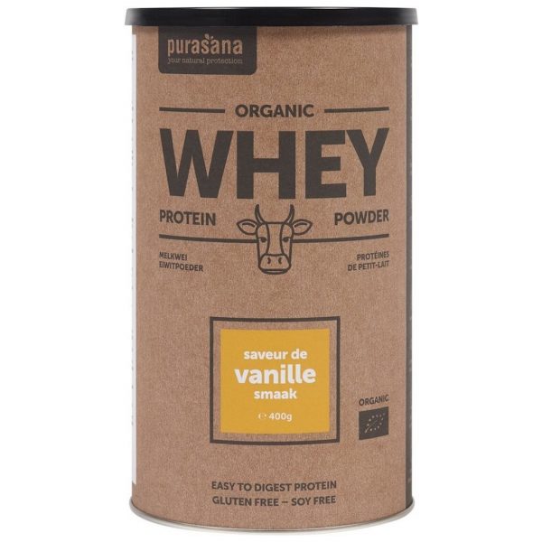 Purasana Organic Whey Protein Powder Vanille