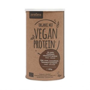 Purasana Vegan Protein Poeder Mix Cacao-Chocolade