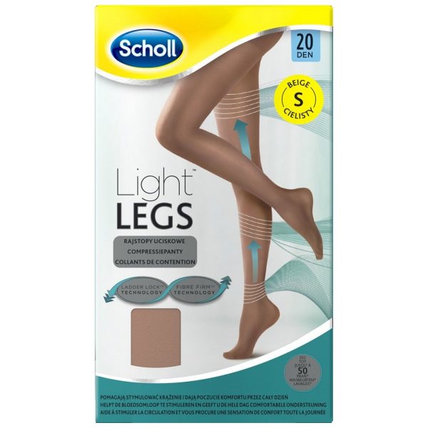 Scholl Light Legs 20 Den Beige Maat S