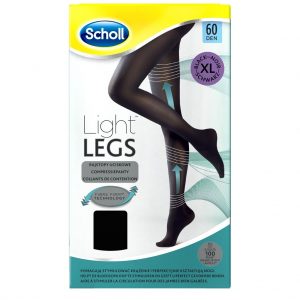 Scholl Light Legs 60 Den Zwart Maat XL