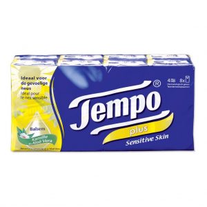 Tempo Zakdoekjes Plus 8st