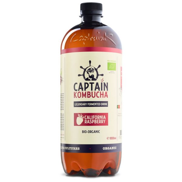 The GUTsy Captain Kombucha California Raspberry