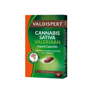 Valdispert Cannabis Sativa Valeriaan Liquid Capsules