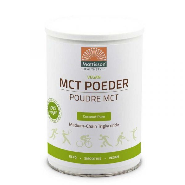 vegan mct keto poeder coconut pure