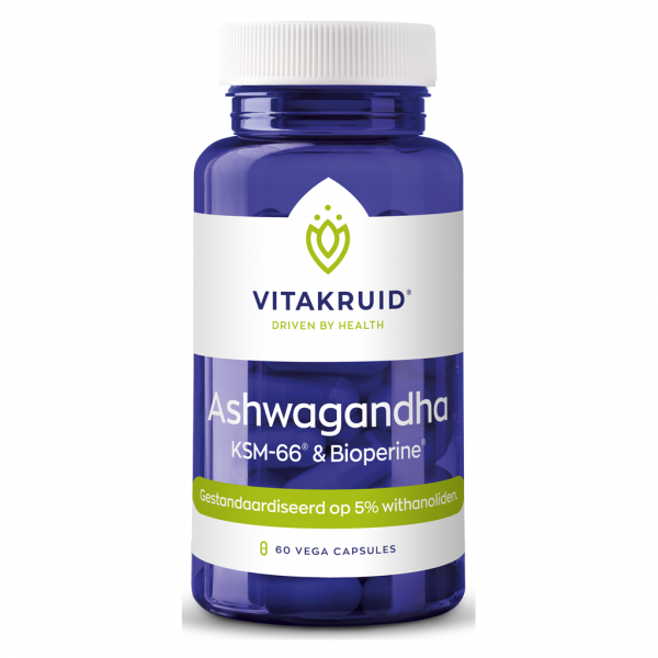 Vitakruid Ashwagandha KSM-66 & Bioperine Capsules