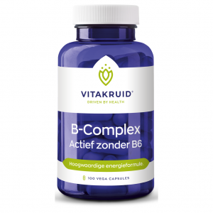 Vitakruid B-Complex Actief zonder B6 Vega Capsules