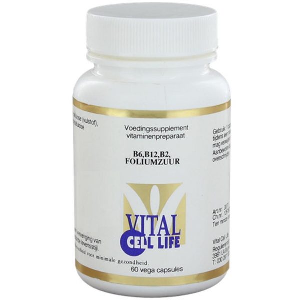 Vital Cell Life B6 B12 B2 Foliumzuur Capsules