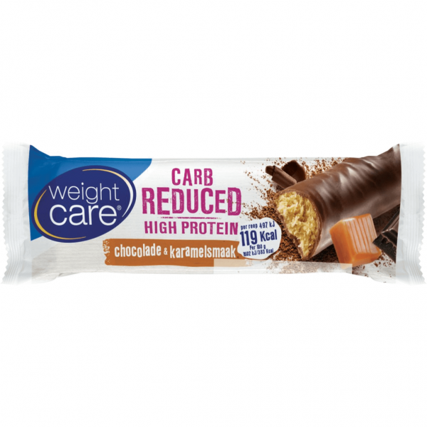 Weight Care Carb Reduced High Protein Reep Karamel