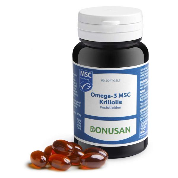 Bonusan Omega-3 MSC Krillolie Softgels