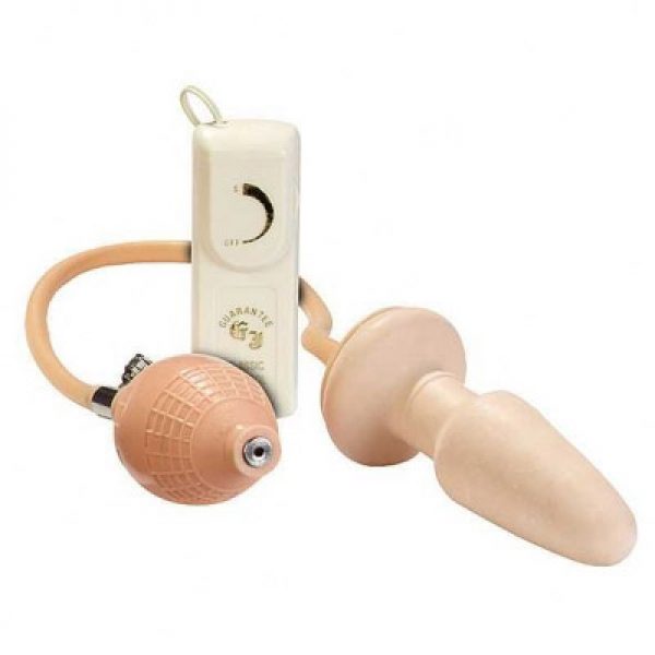 Butt Plug Vibrator With Pump