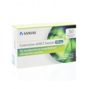 Cetirizine dihcl sanias 10 mg