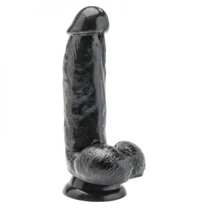 Cock 6 Inch W/ Balls Black