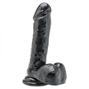 Cock 7 Inch W/ Balls Black