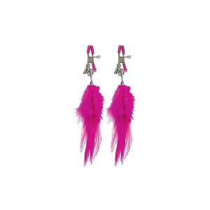 Fancy Feather Nipple Clamps