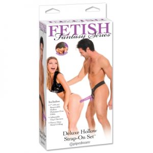 Fetish Fantasies Series Purple Delight Hollow Strap-on