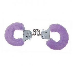 Furry Fun Cuffs Purple Plush