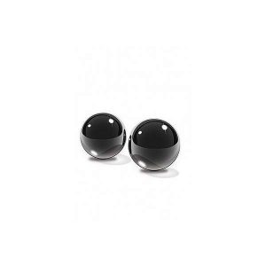 Glass Ben-wa Balls - Medium - Black